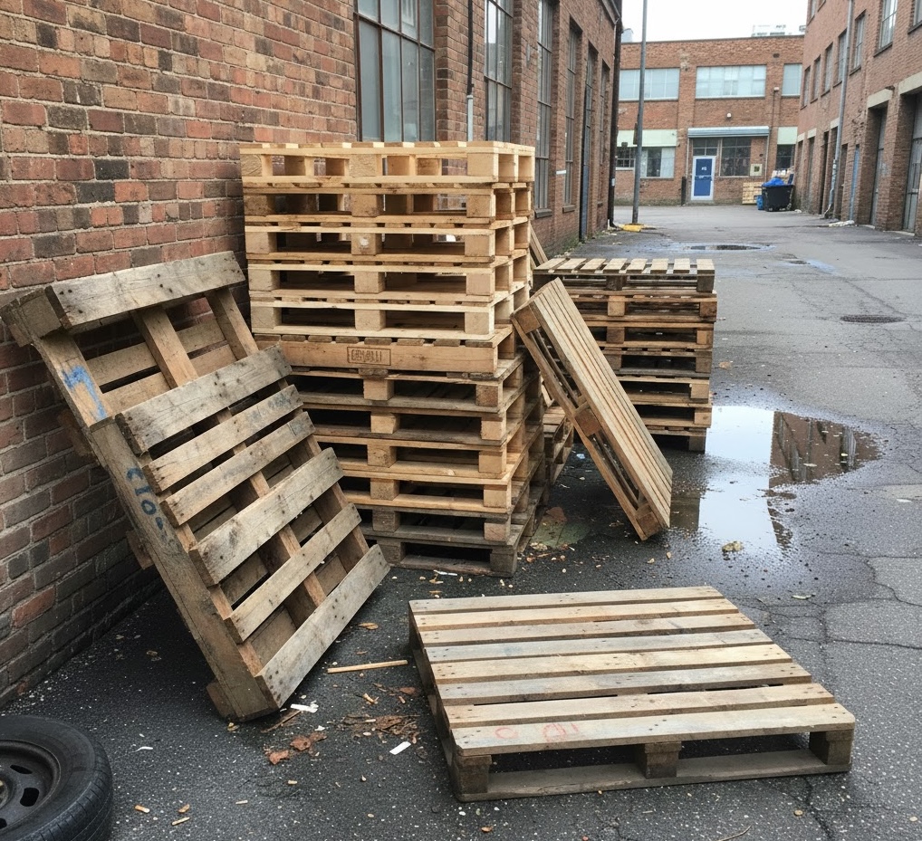 Pallets ready for delivery